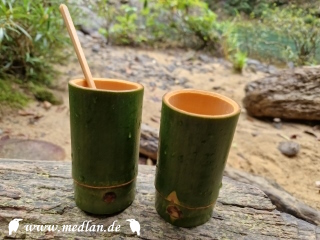 Becher aus Bambus